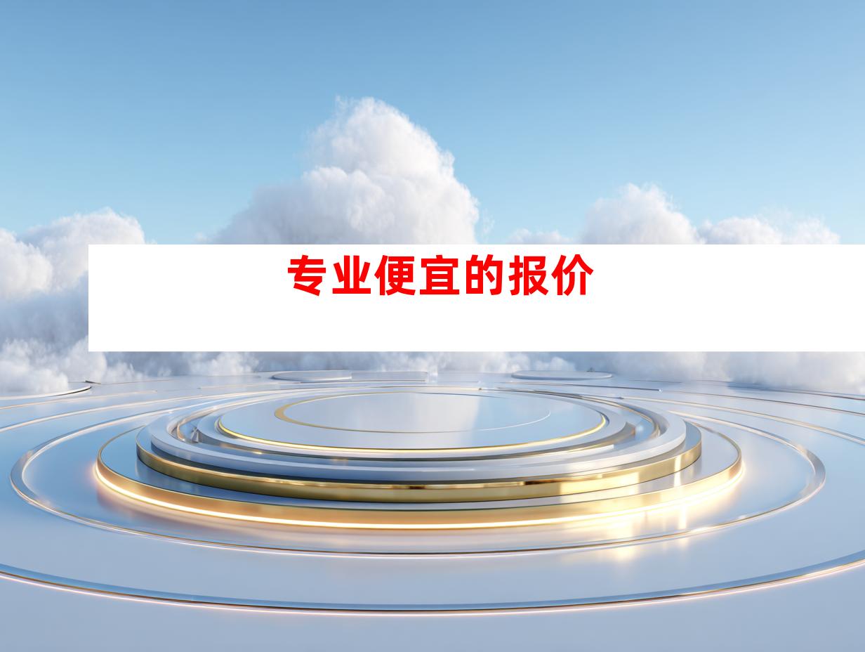专业便宜的报价
