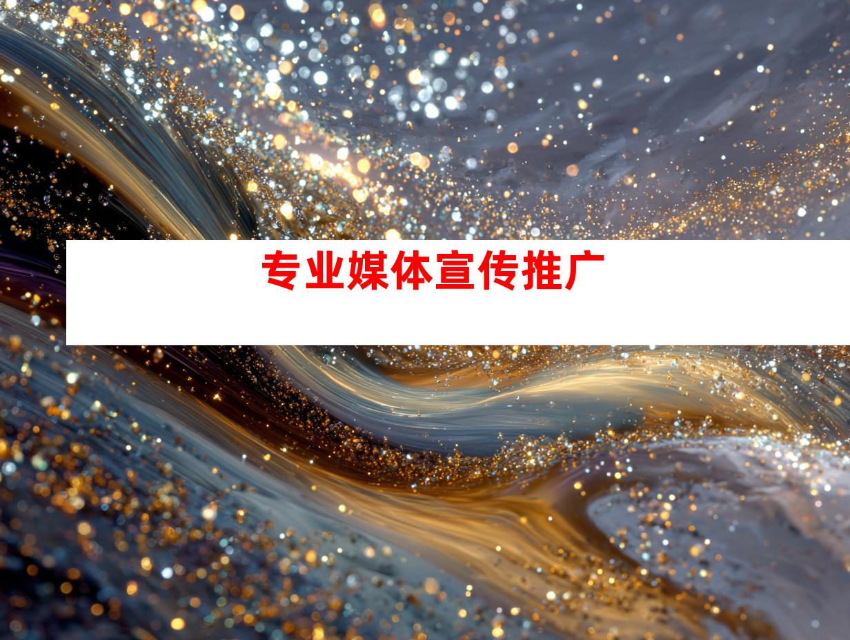 专业媒体宣传推广