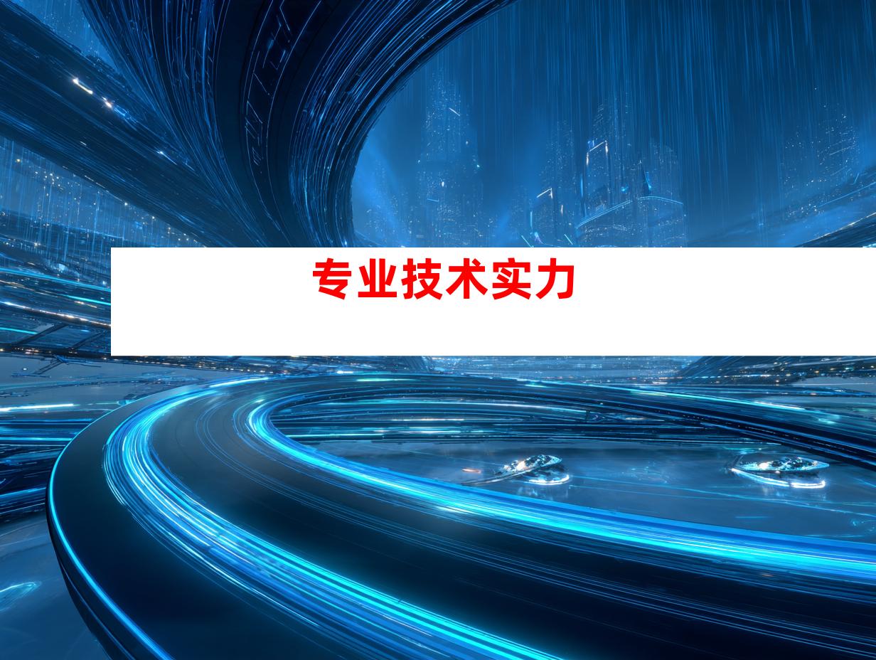 专业技术实力