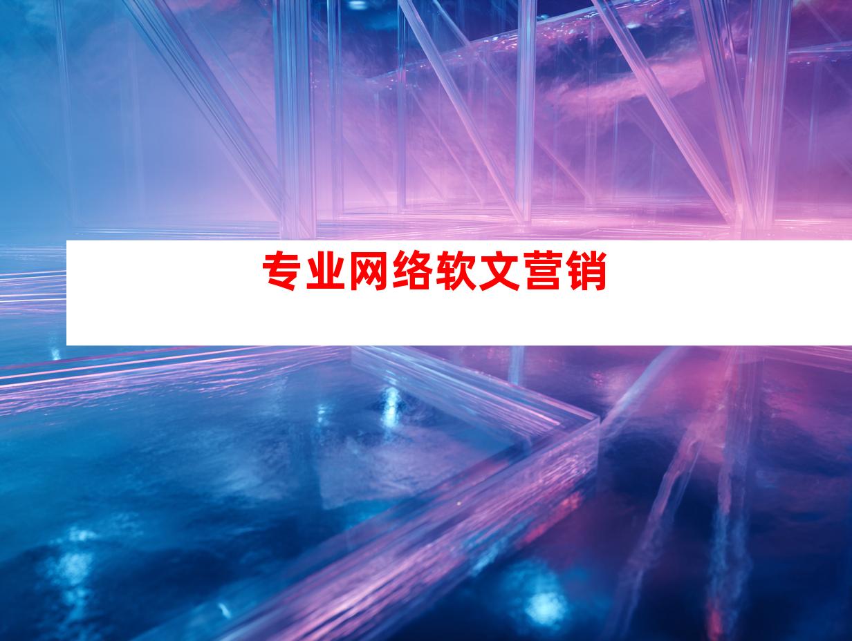 专业网络软文营销