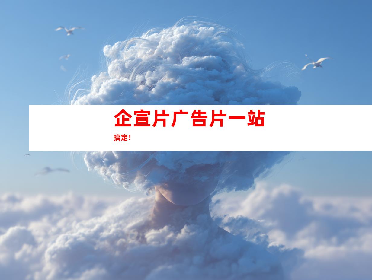 企宣片广告片一站搞定！
