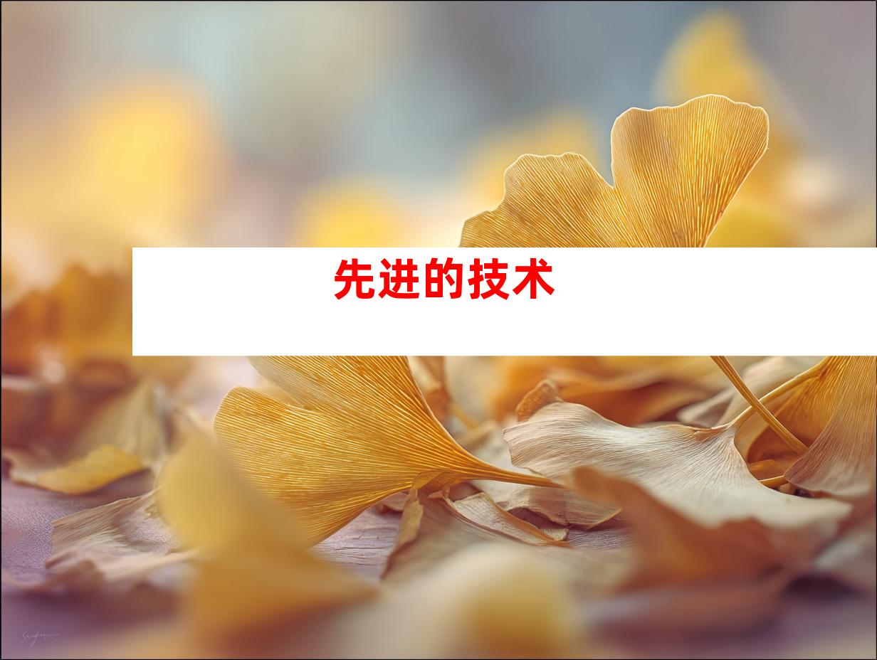 先进的技术