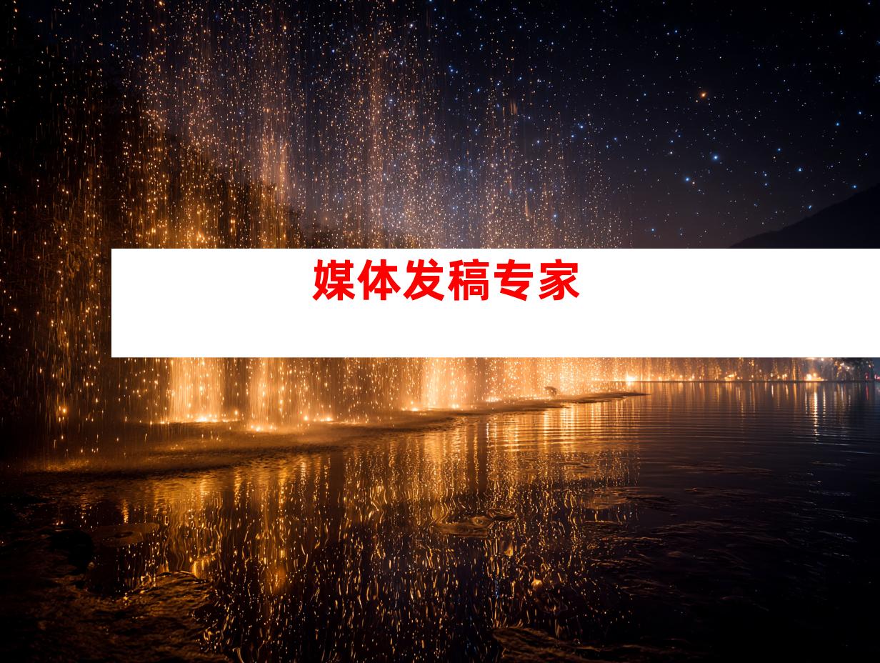 媒体发稿专家