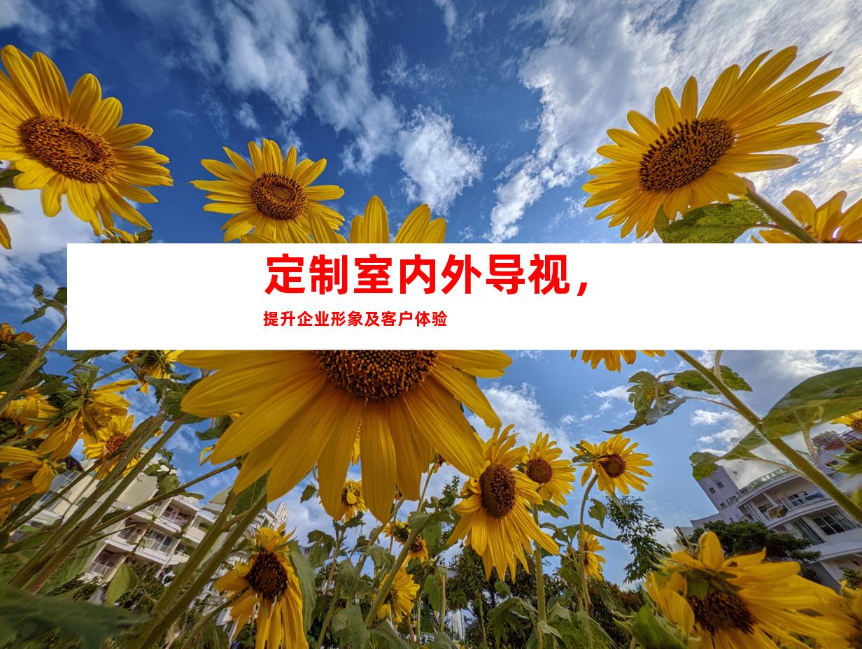 定制室内外导视，提升企业形象及客户体验