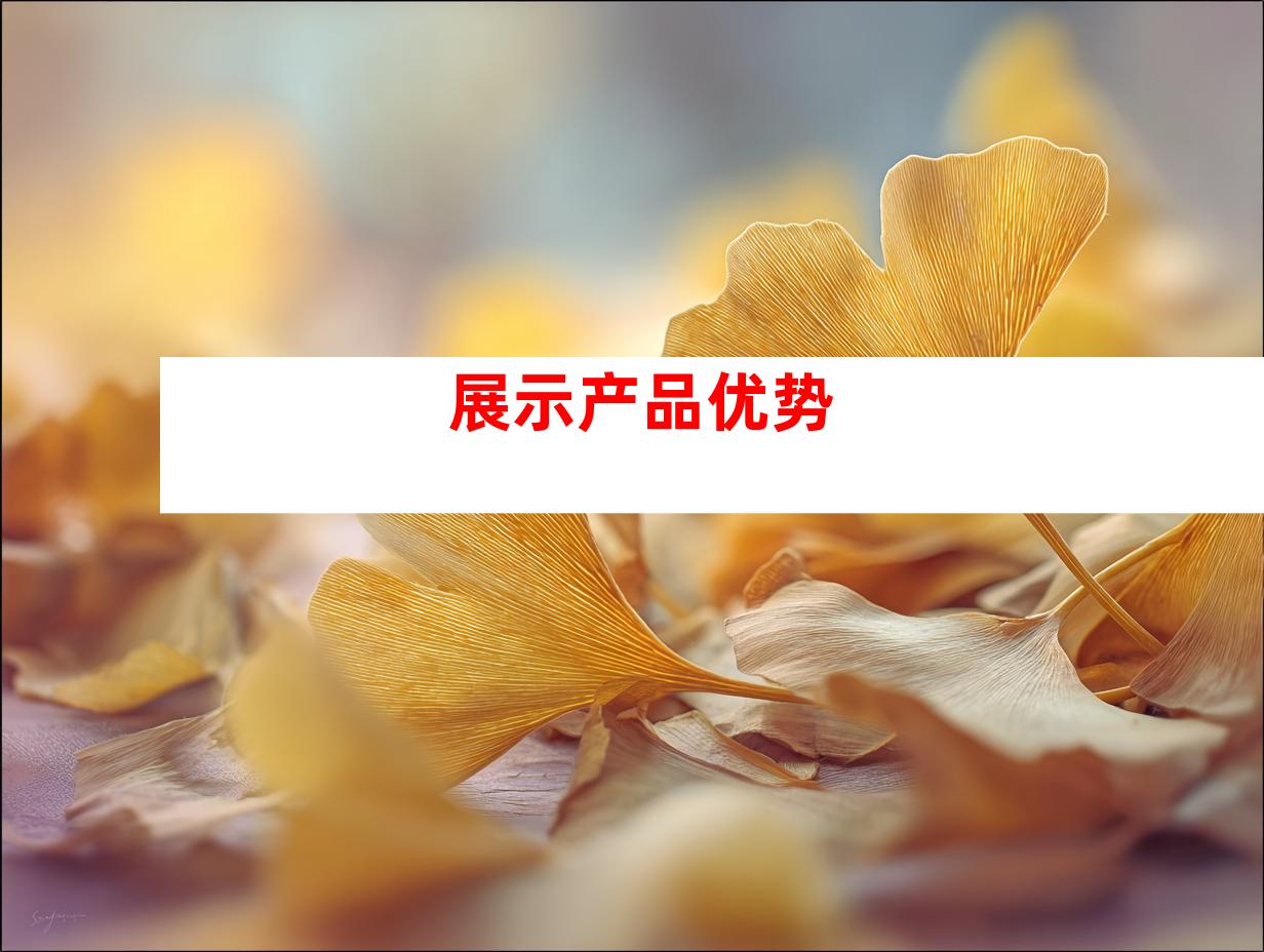 展示产品优势