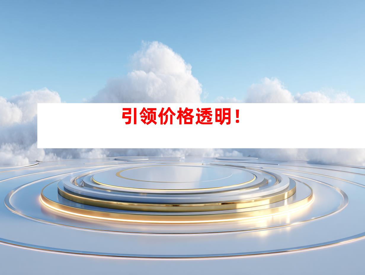 引领价格透明！