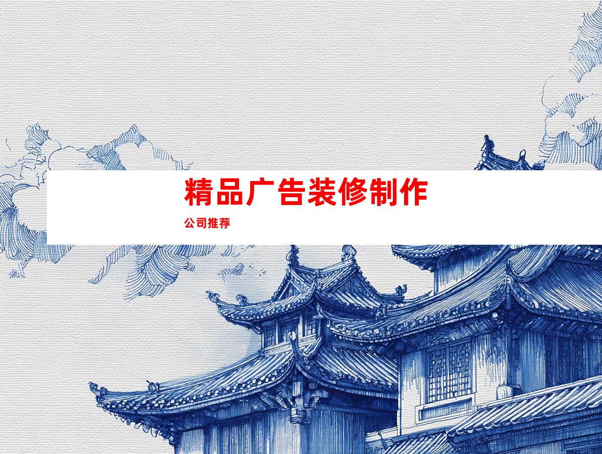 精品广告装修制作公司推荐