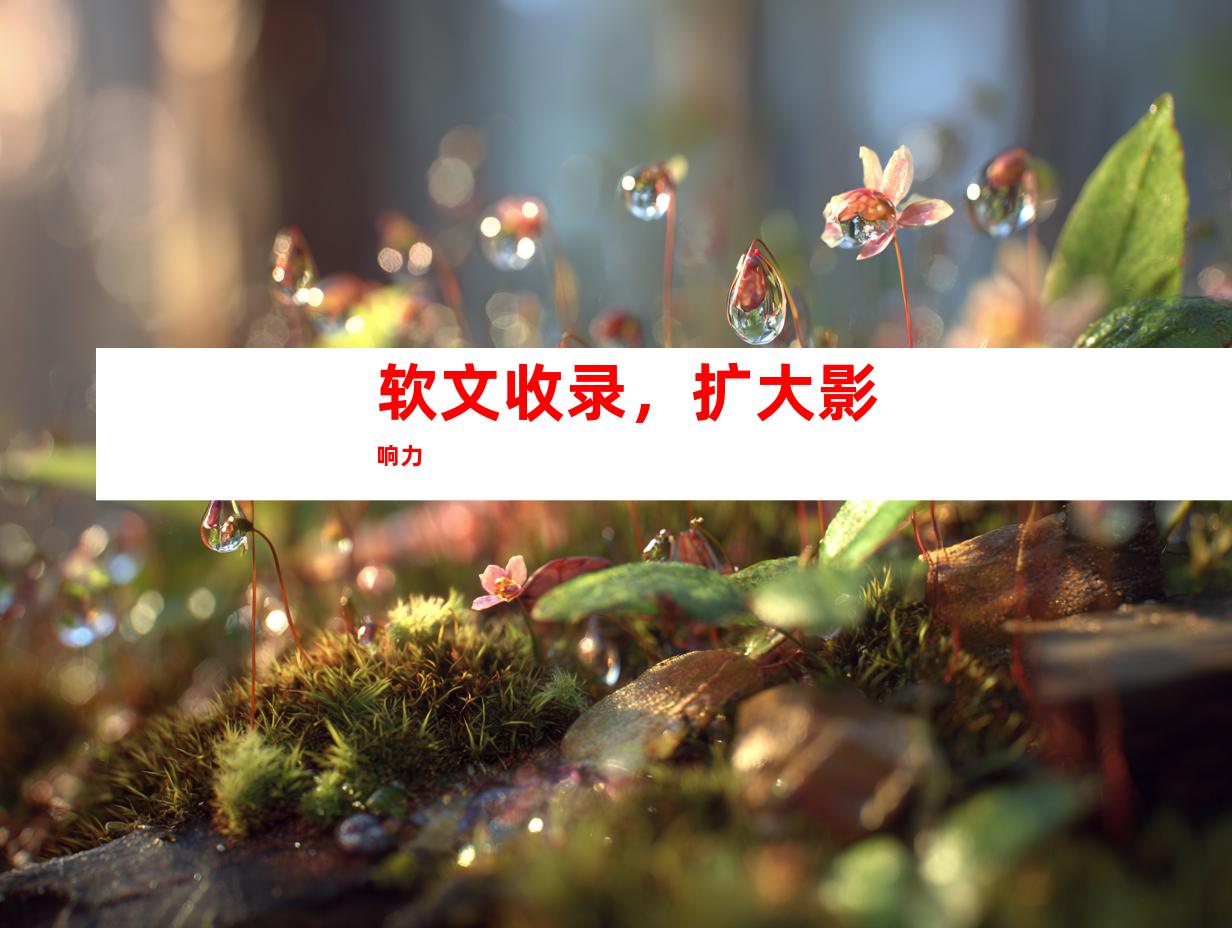 软文收录，扩大影响力