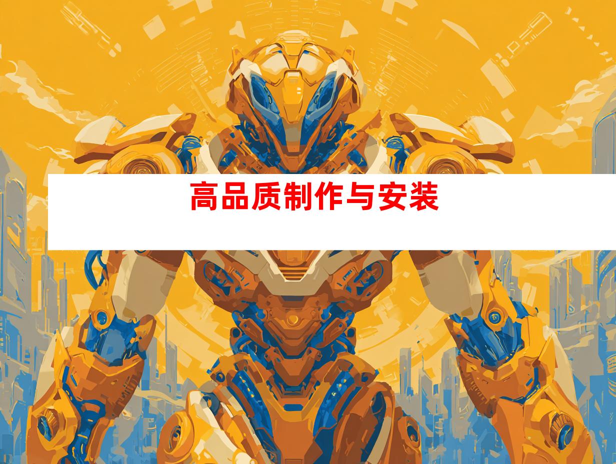 高品质制作与安装