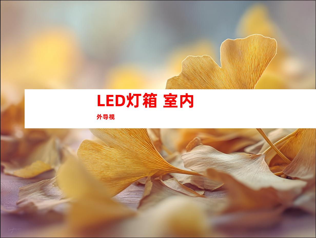 LED灯箱 室内外导视